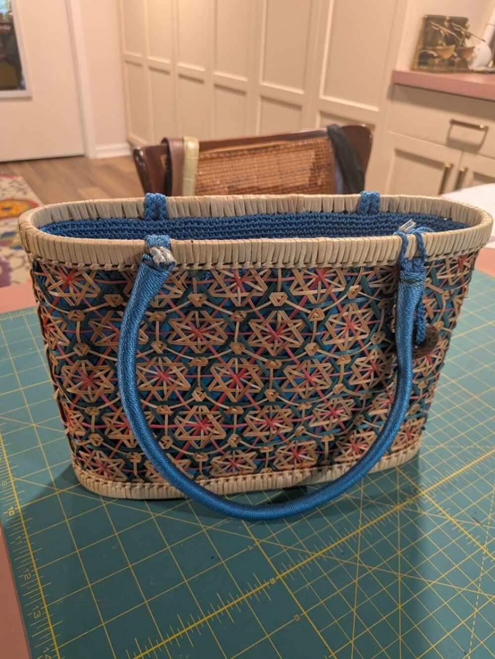 The Sak Handwoven Straw Basket Tote - Picture 2 of 5
